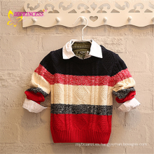 Moda al por mayor de alta calidad de la nueva llegada de Boy Sweater Designs for Kids